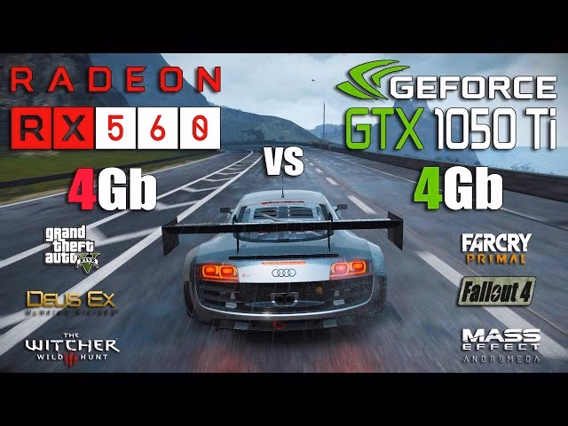 What's better RX 560 vs GTX 1050?