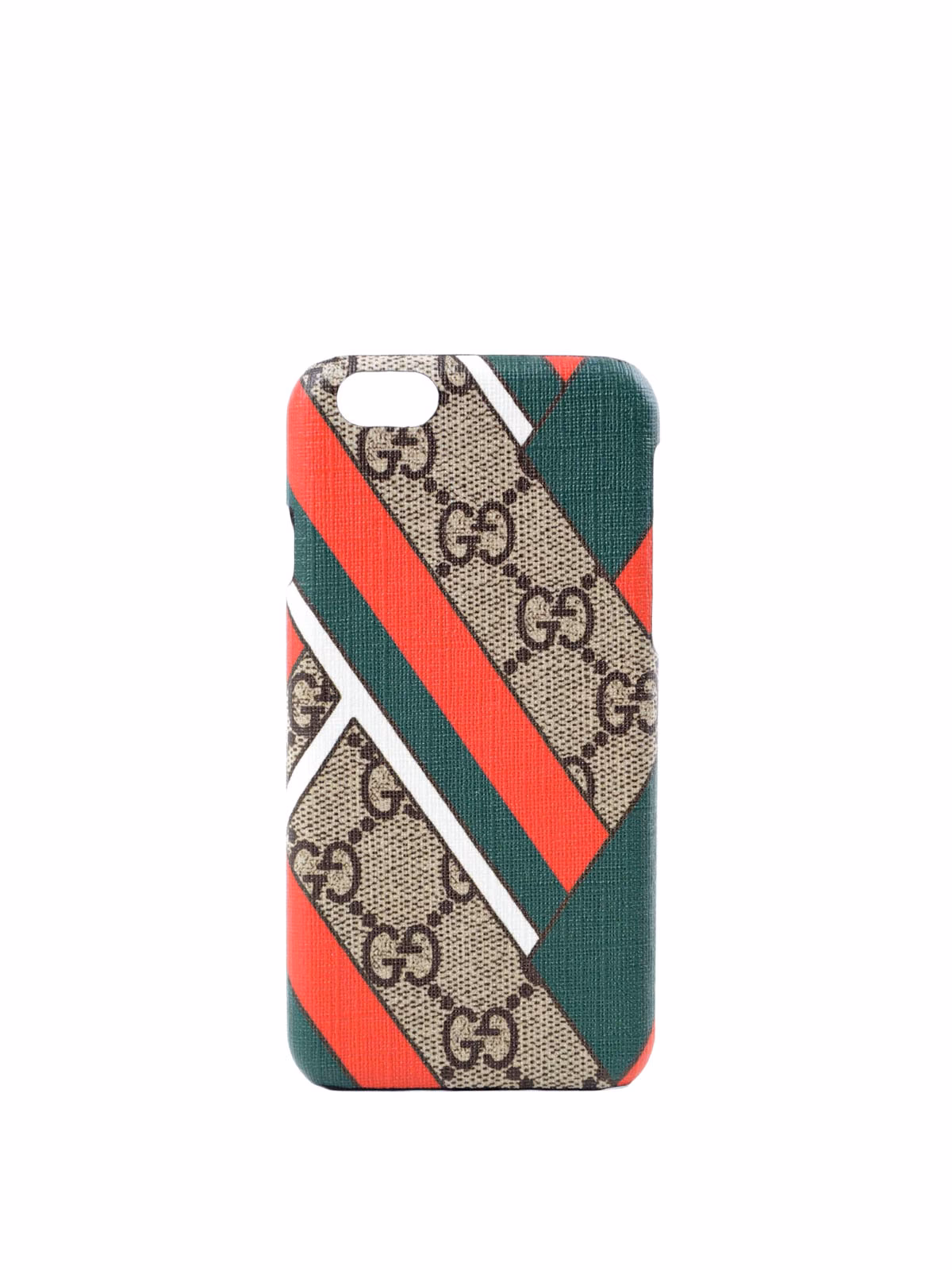 What materials are available for a Gucci iPhone 5 case?