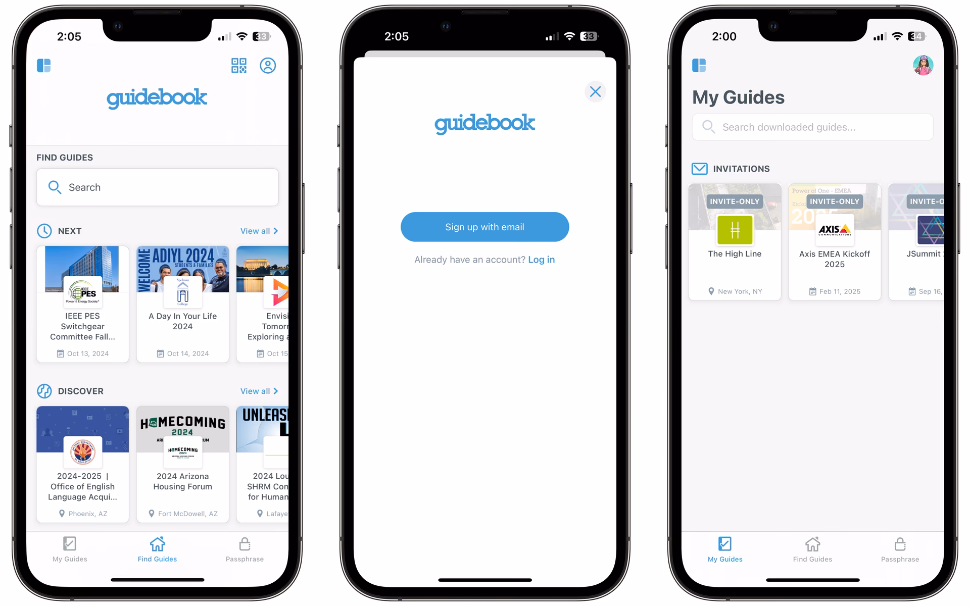 Where can I download the guidebook app?