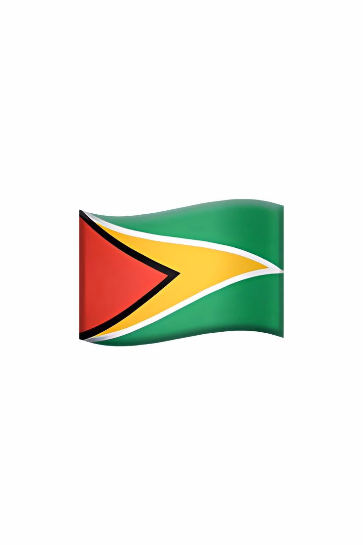 What is the emoji code for Guyana?