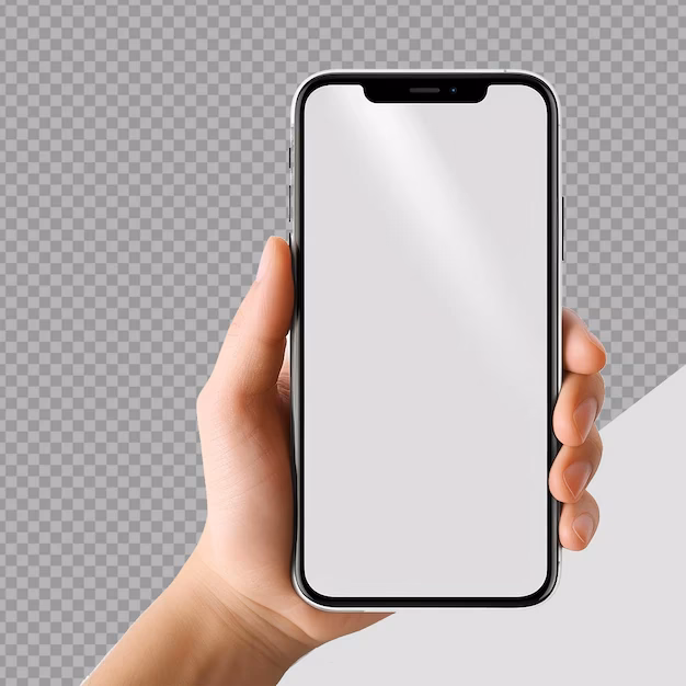 How many hand holding iPhone PNGs are there?