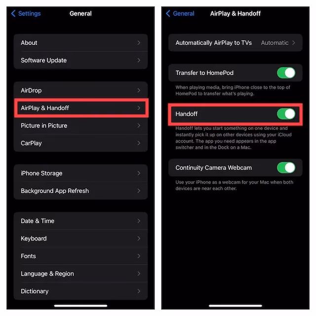 Can you hand off a FaceTime call to a Mac?