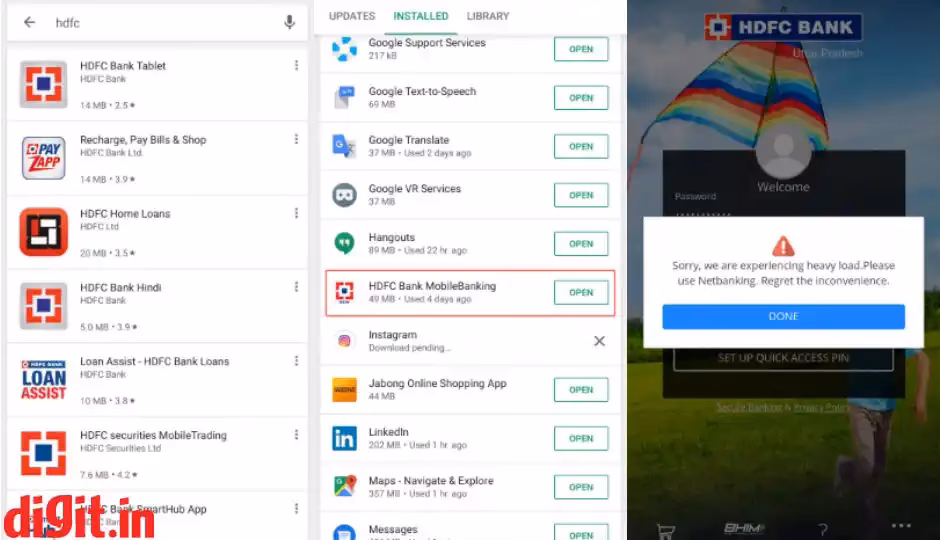 Why did HDFC Bank restore its old mobile banking app?