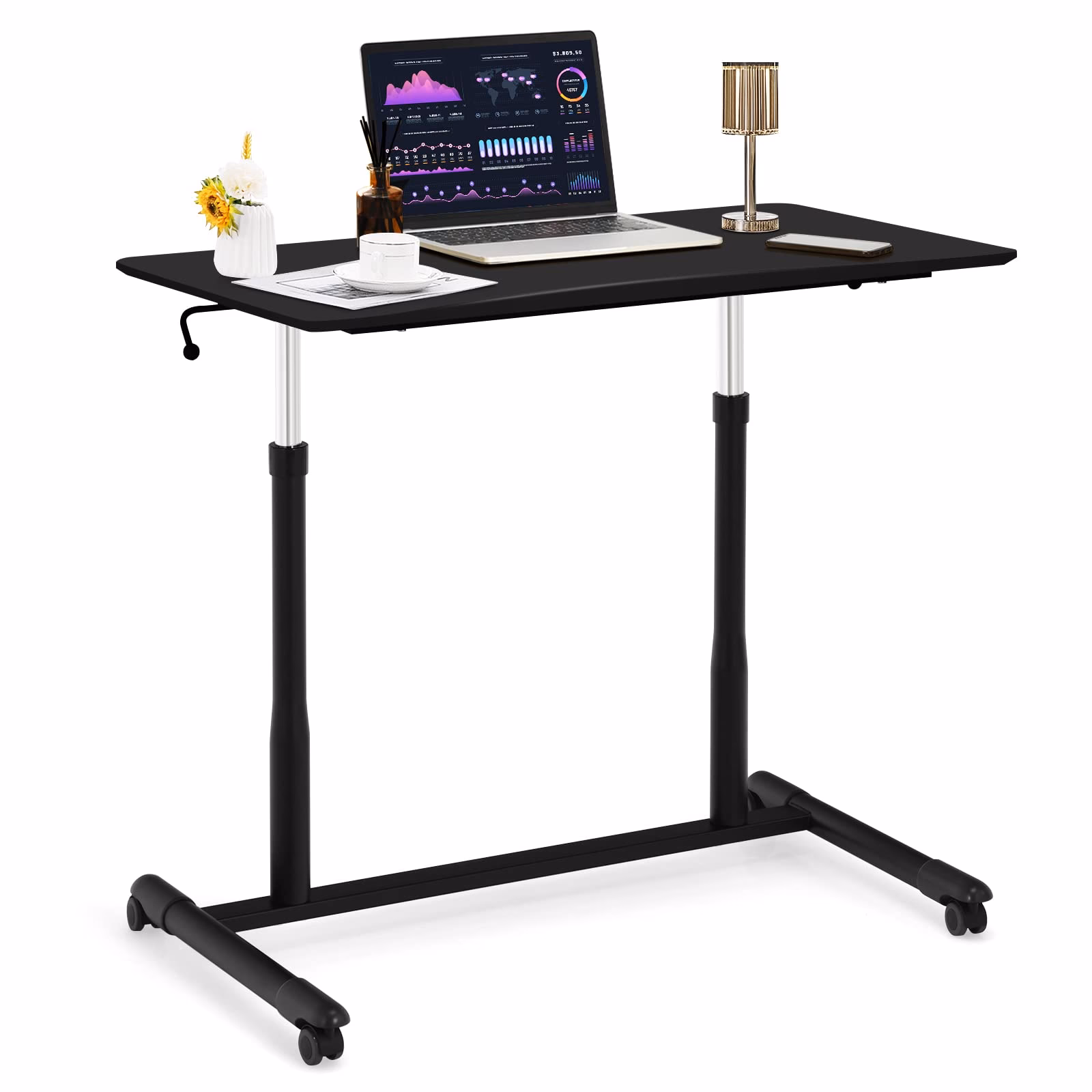What is a mobile standing desk used for?