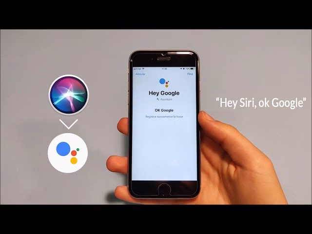 How do I add a Hey Google shortcut to my iPhone?