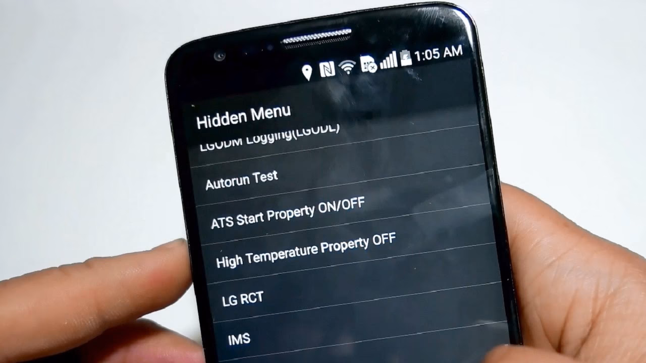 What is a secret code on LG?