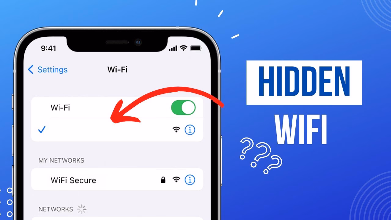 How do I find the SSID of a hidden network?