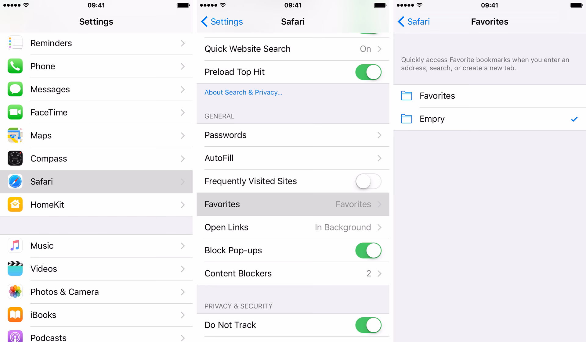How to get rid of bookmarks bar in Safari on iPhone?