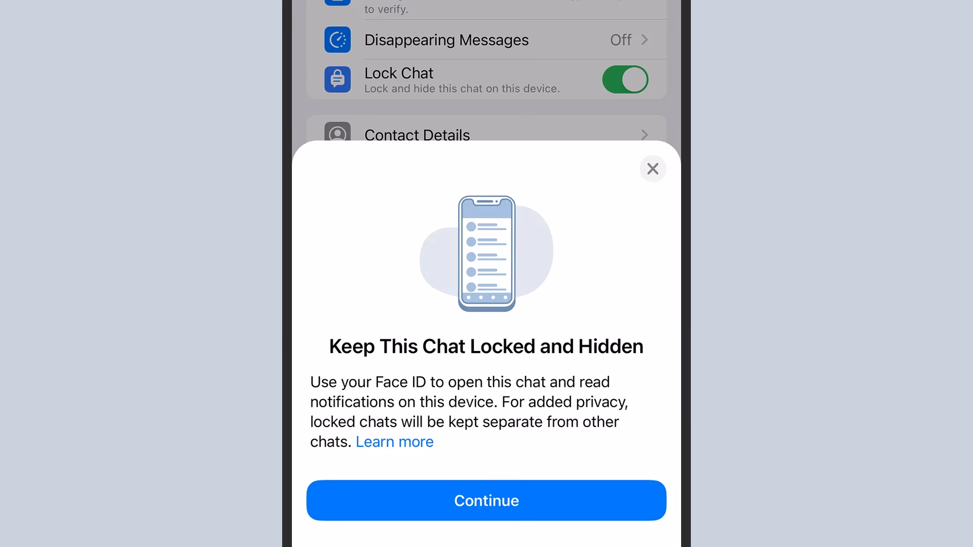 How do I hide messages on Android?