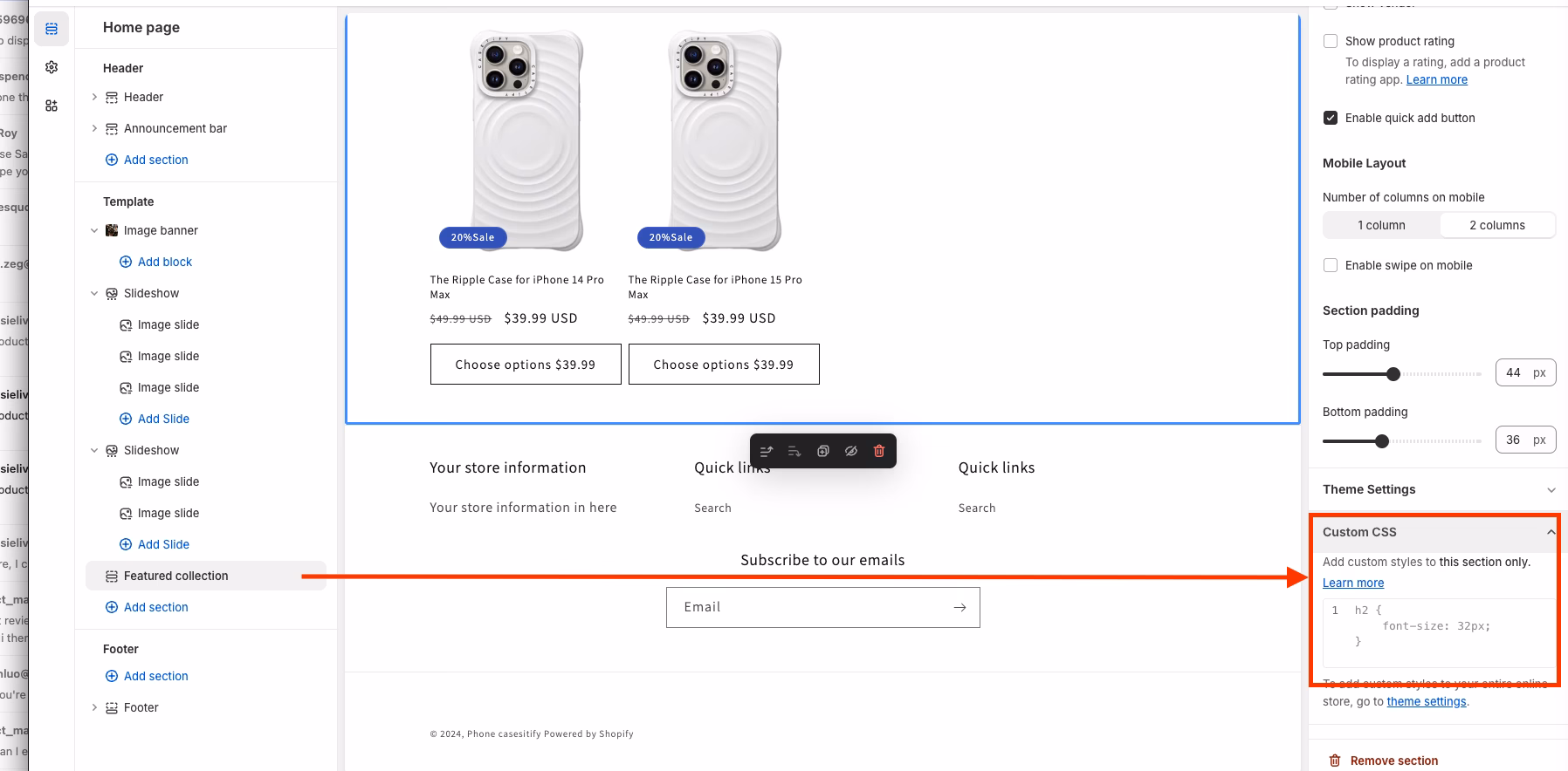 How to hide products in a Shopify store?