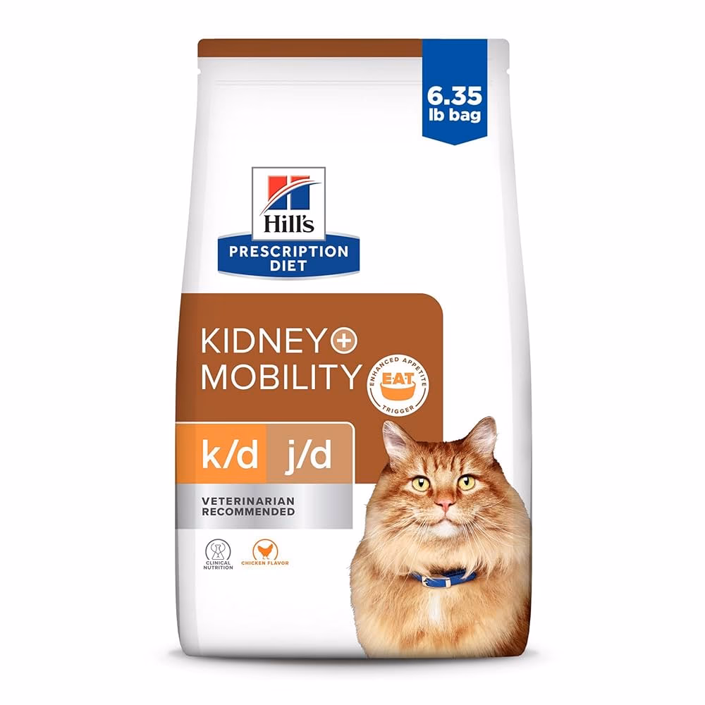 What is Hill's Prescription Diet K/D & mobility cat food with chicken?