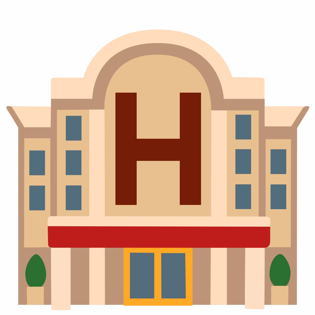 What does the hospital emoji mean?