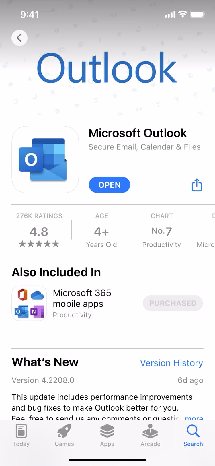 Can a Hotmail account be set up on iPhone?
