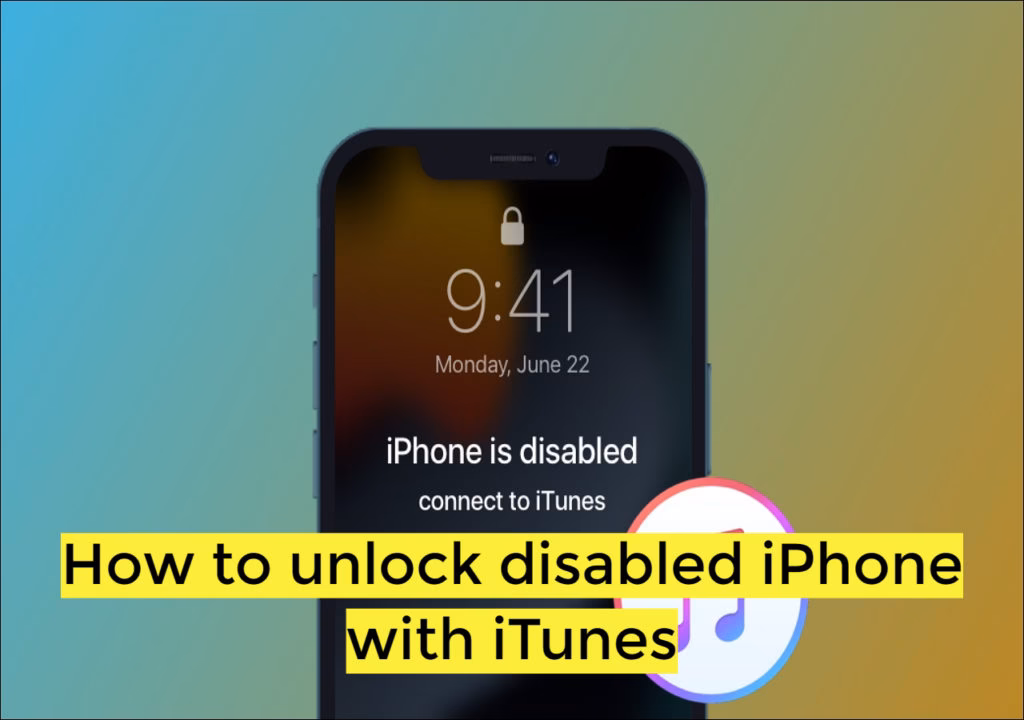How to fix disabled iPhone without computer?