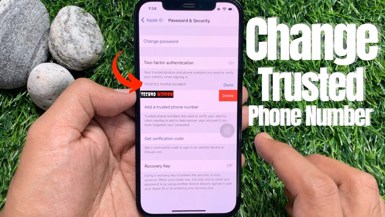 How to change trusted phone number for Apple ID?