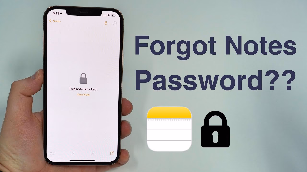 How do I unlock a locked note on my iPhone?