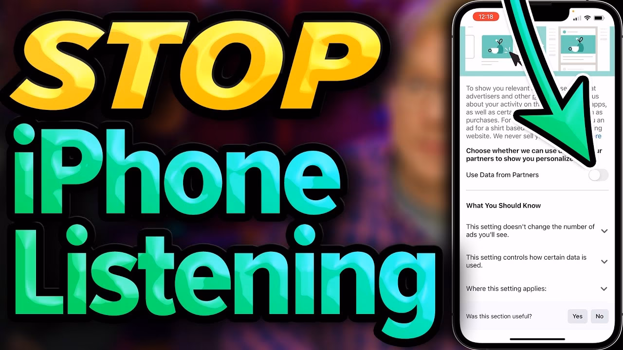 How do I stop other apps from listening to me?