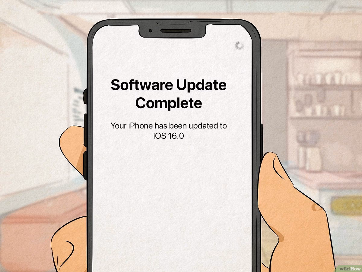 How long does it take to install iOS on iPhone?