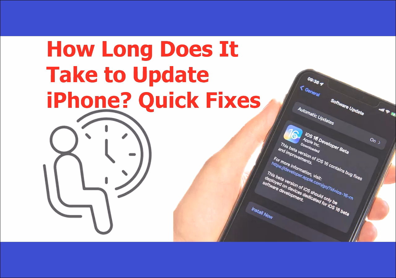 Why does my iPhone take so long to update?