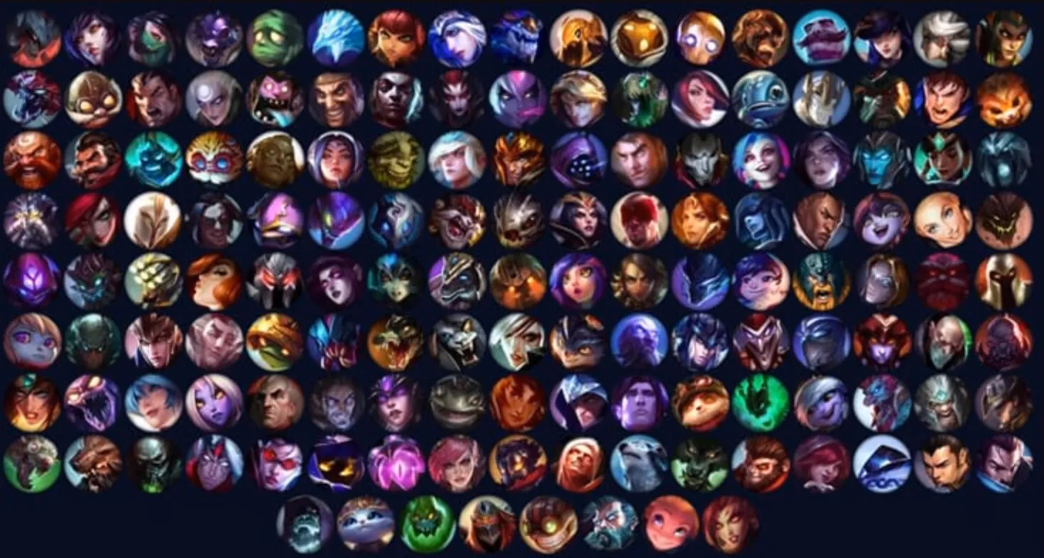 How many champions are there in League of Legends wild rift?