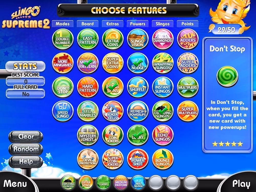 How many powerups does Slingo Supreme 2 have?