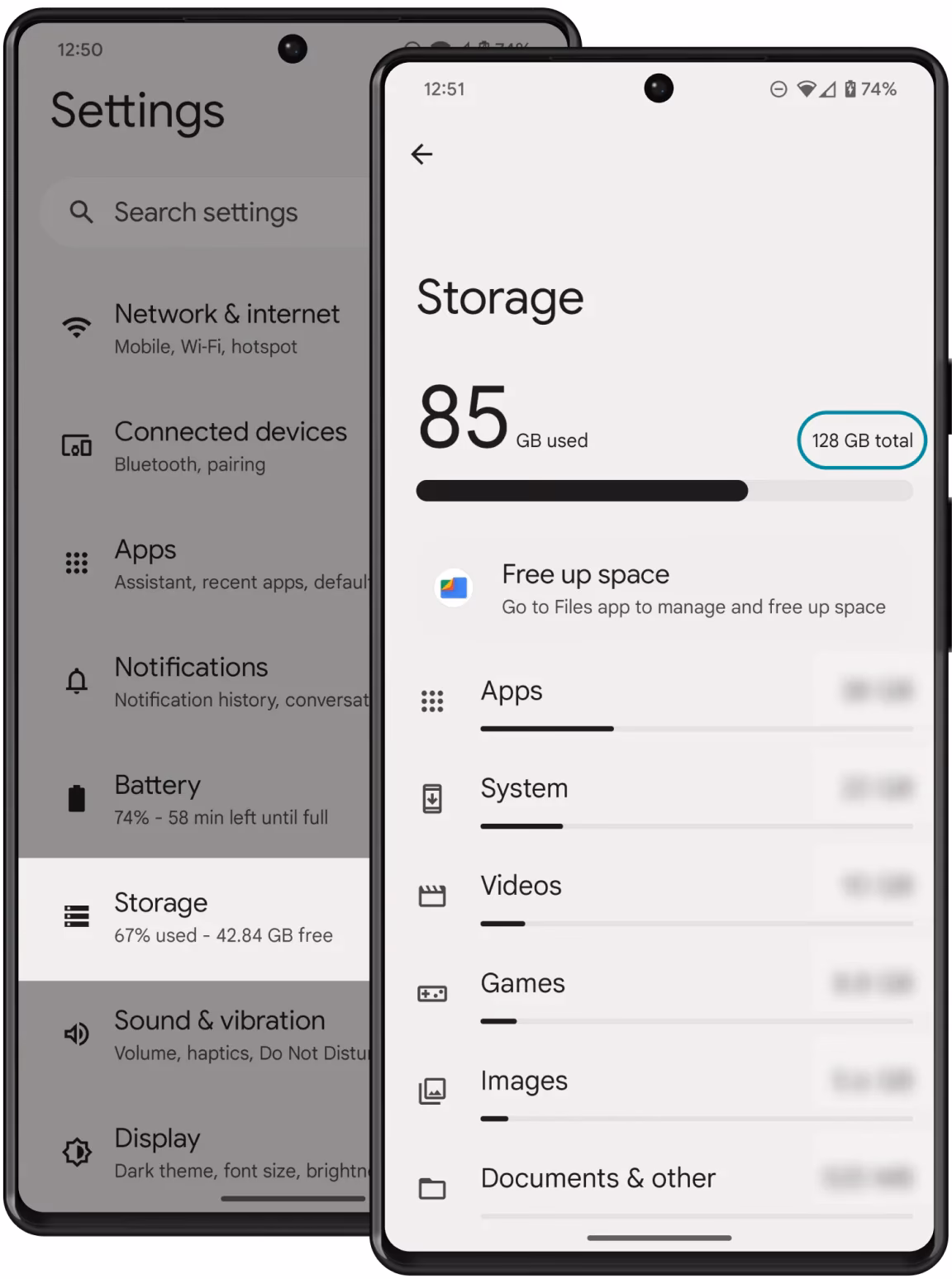 What is mobile phone storage?