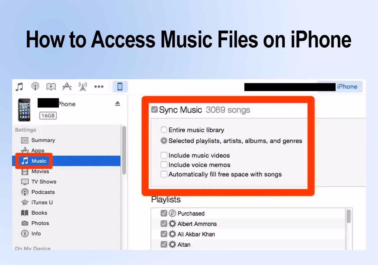 How to play music on iPhone?