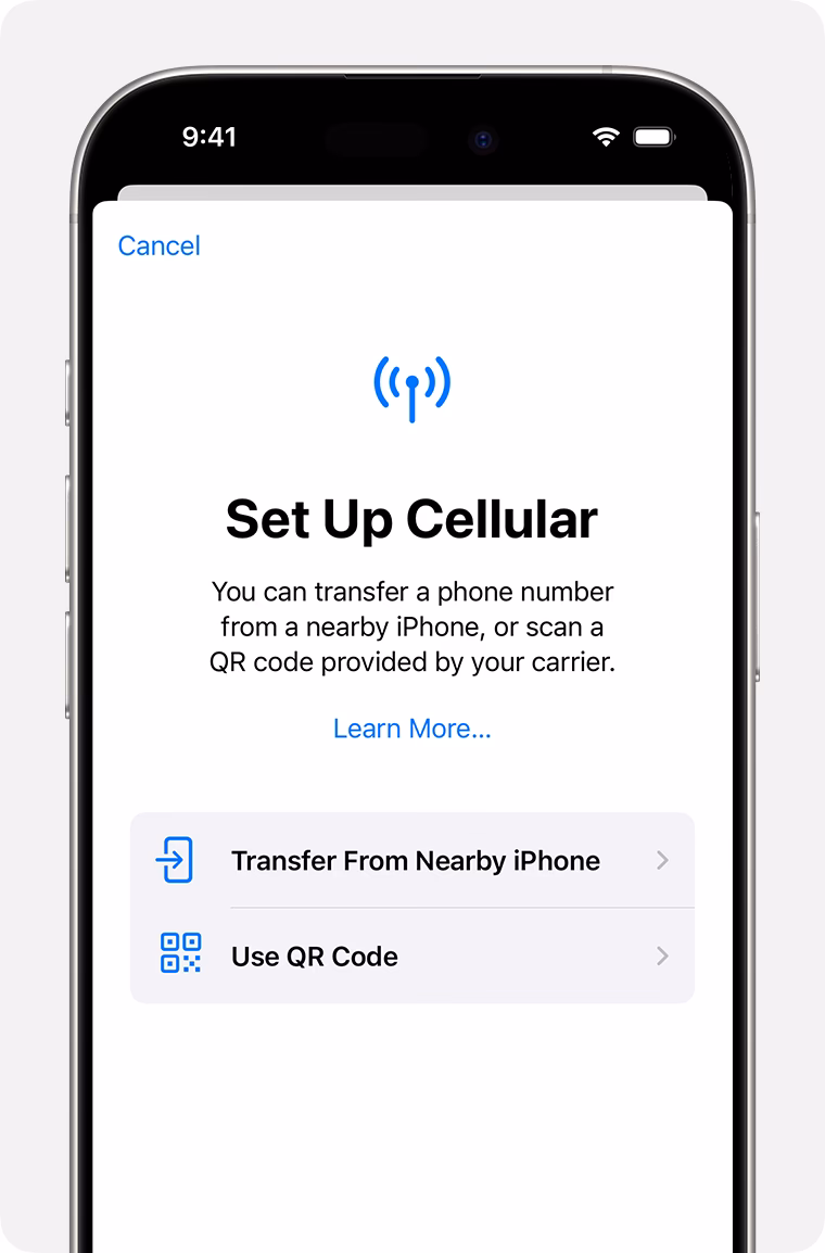 What is eSIM network provider activation?