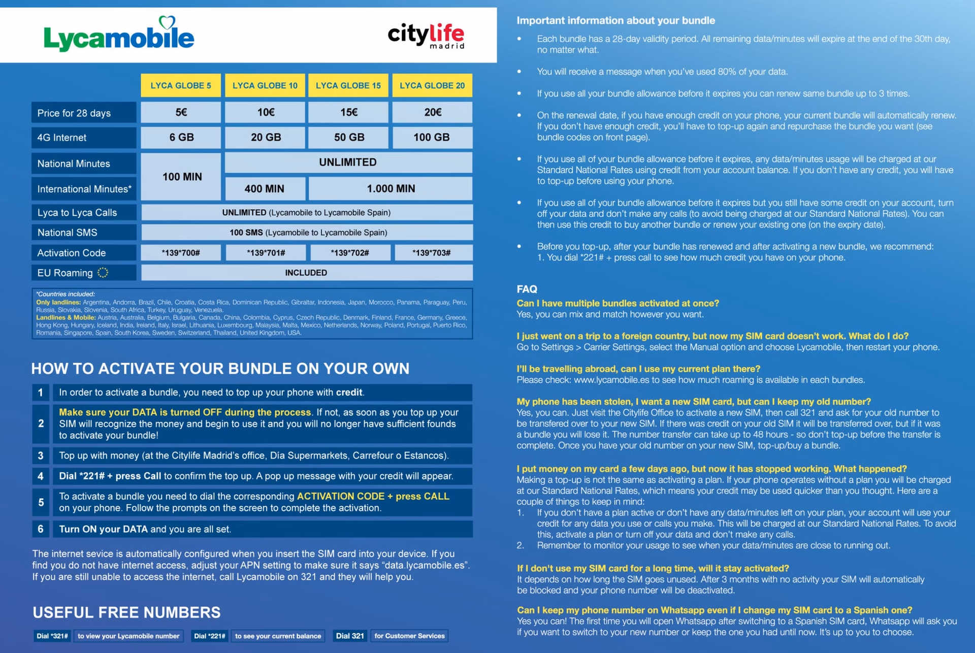 How do I BYO to Lyca mobile?