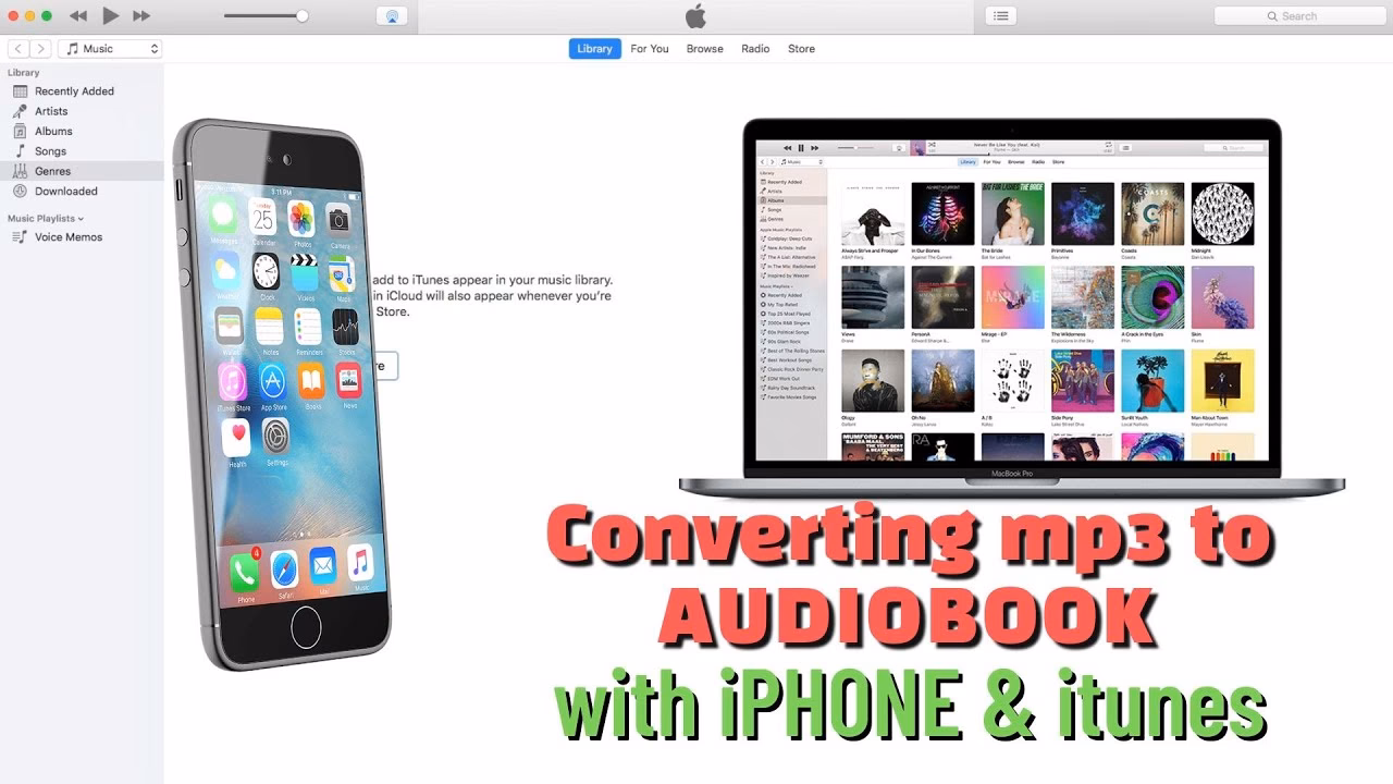 How do I add an audiobook to my iPhone?