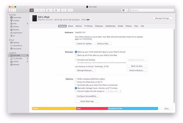 How do I backup my iPhone to my computer?