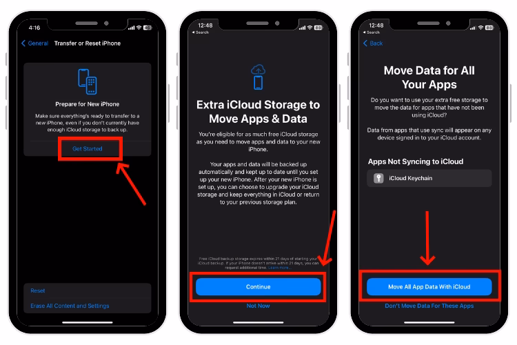 Can I transfer data from my old iPhone to a new iPhone?