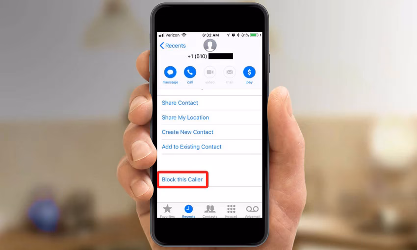 How to block a number on iPhone If a caller hides ID?