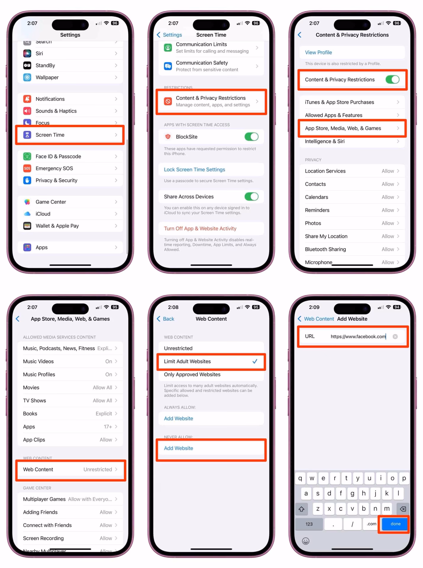 Can you block websites on a mobile browser?