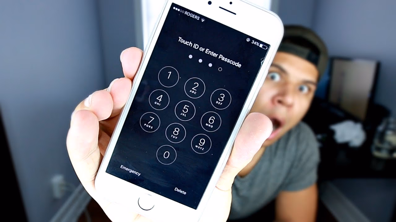 How do I open a locked iPhone?