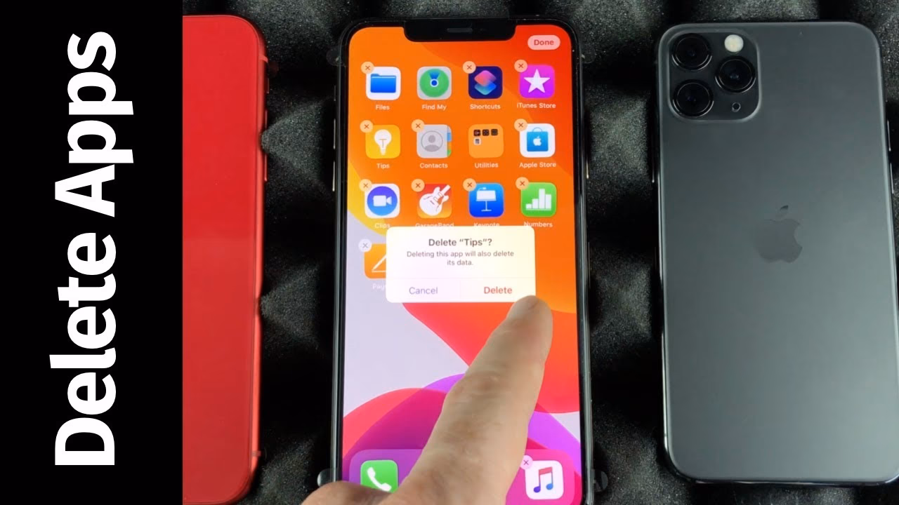 How to uninstall apps on iPhone 11?
