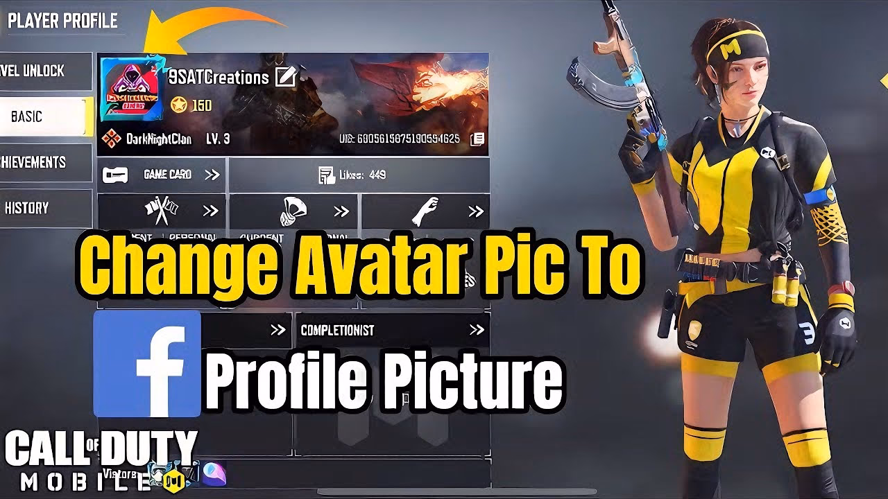 How do I Change my Avatar/profile picture in Call of Duty Mobile?