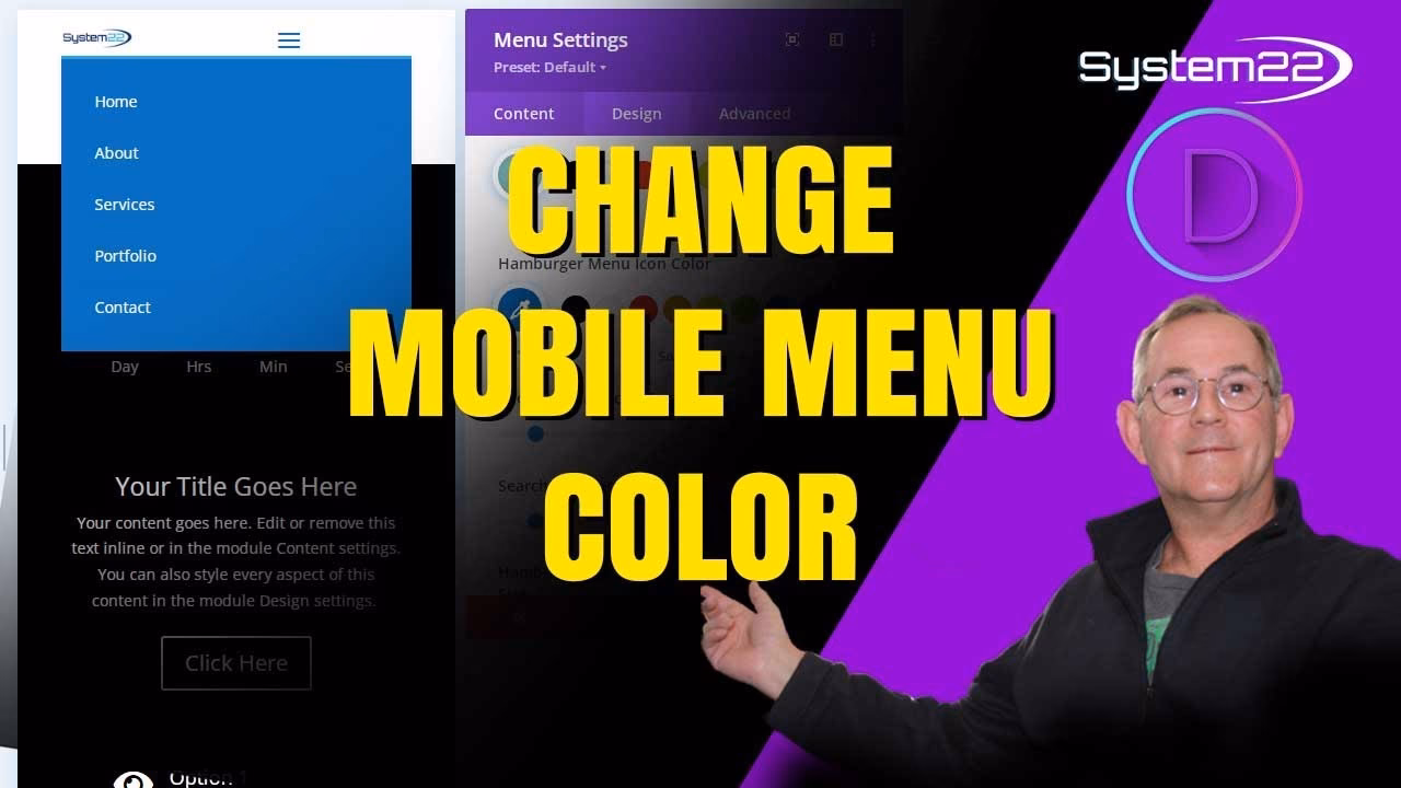 How to change Menu icon in Divi theme?