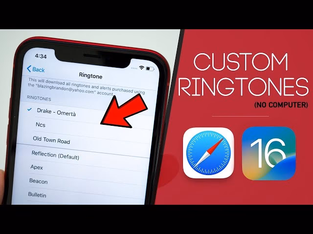 How do I change a ringtone on my iPhone?
