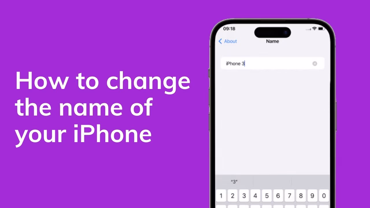 How do I know if my iPhone has a new name?