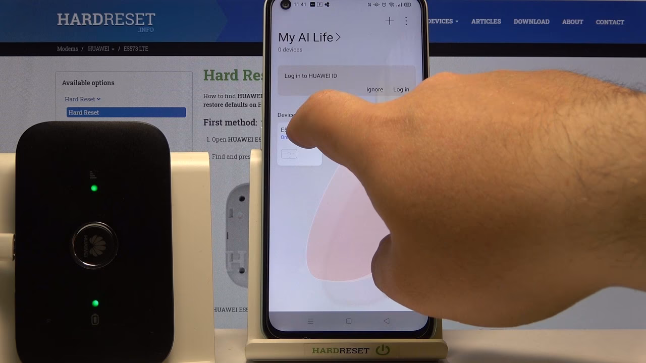How do I Reset my Huawei 4G+ mobile wifi password?