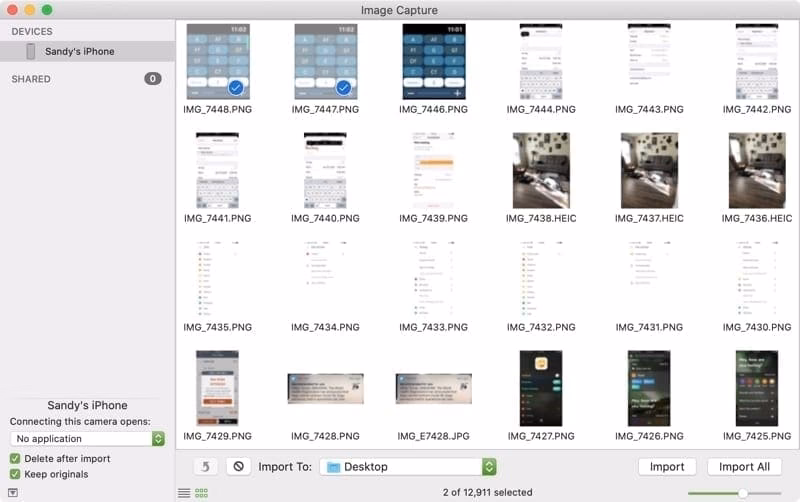 How do I transfer photos from a phone to my iPhone?