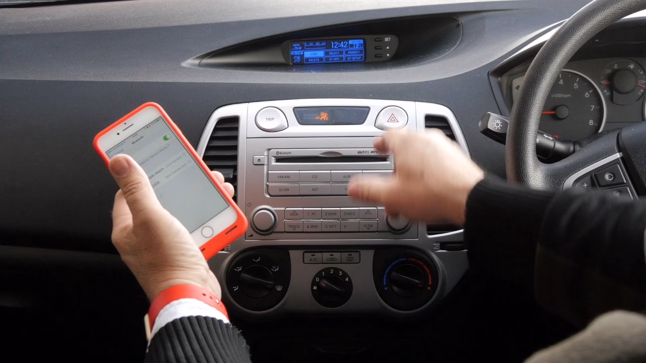 How do I connect my iPhone to my car?