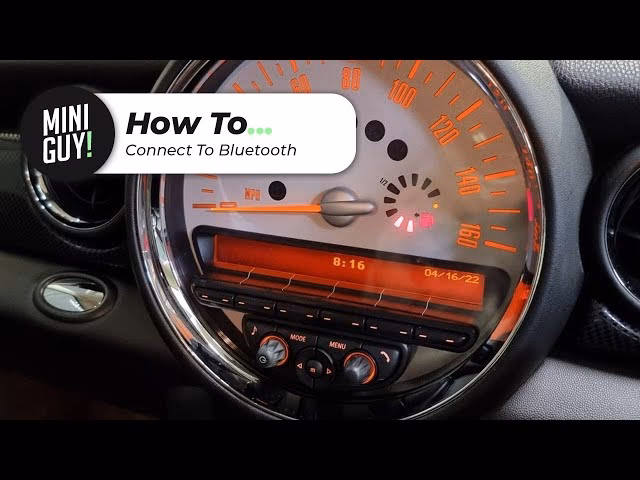 Can a Mini Cooper use a phone as a speaker?