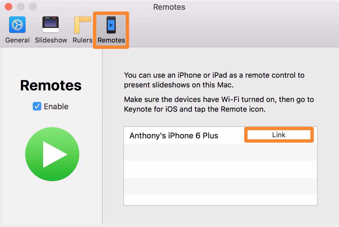 How to use Keynote Remote on iPhone?