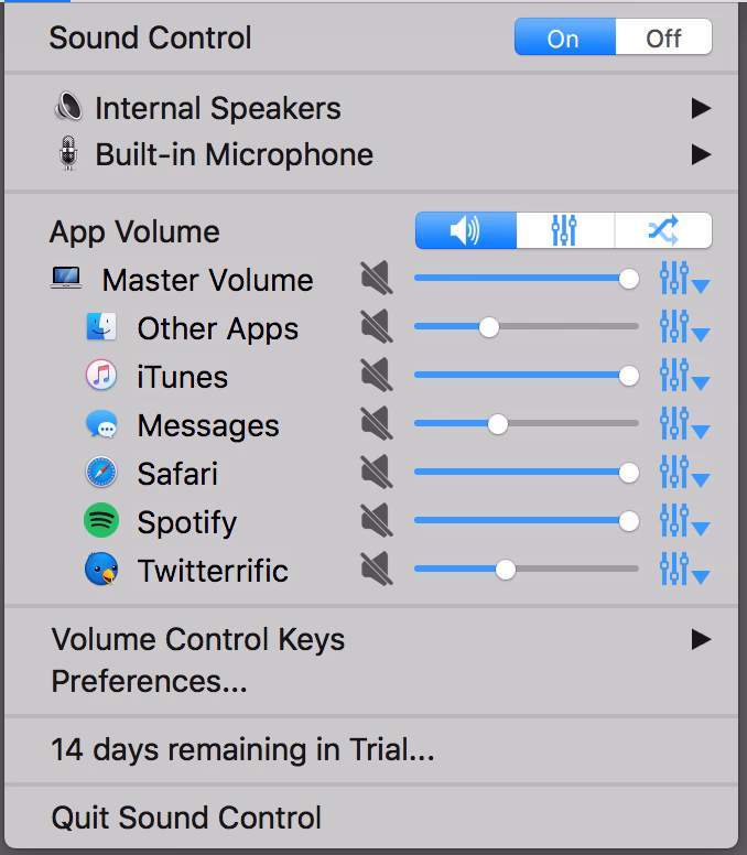 Is BTT a good app to control volume?