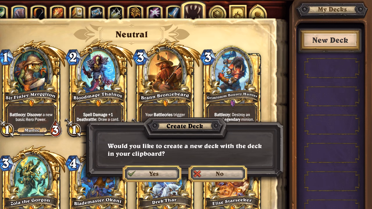 What is Deck Builder in Hearthstone?