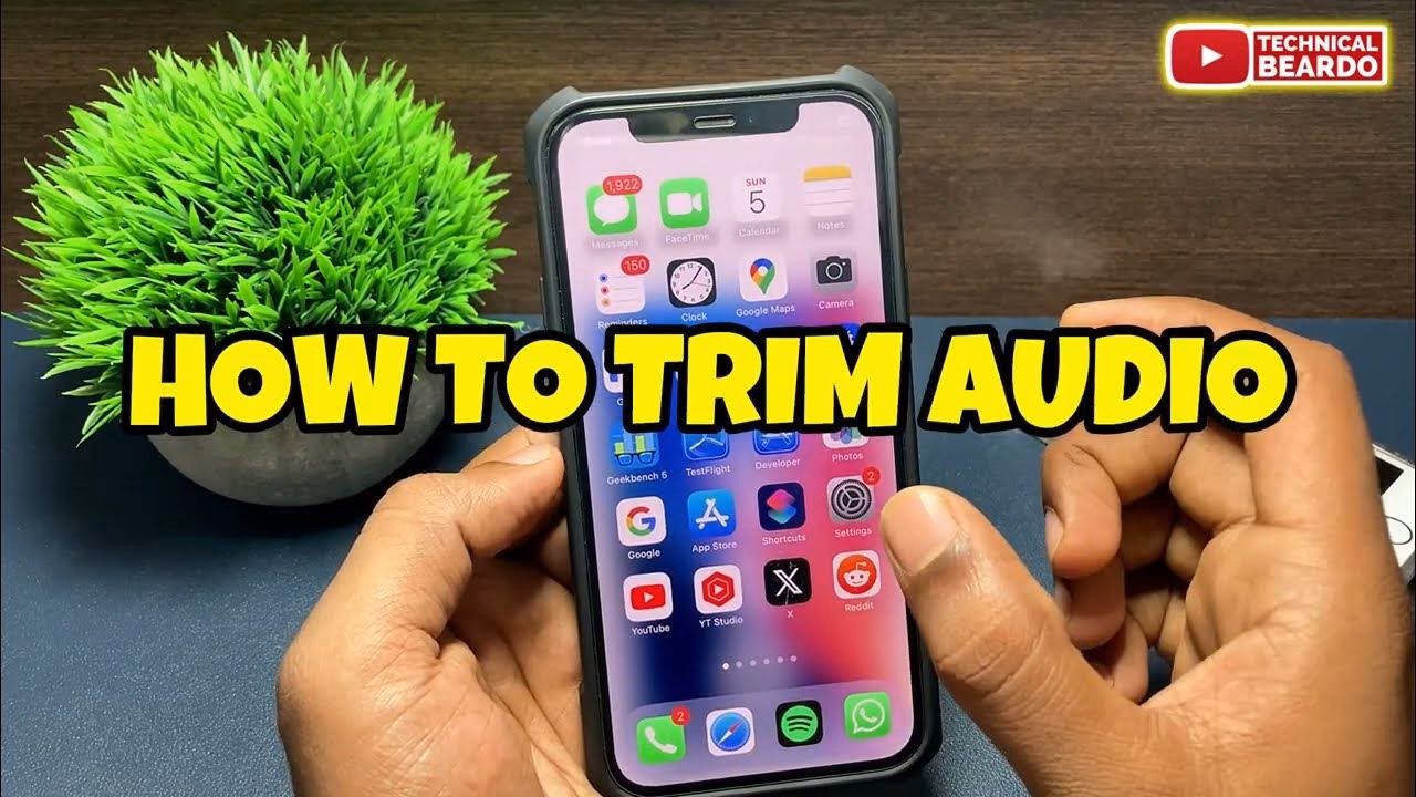 How to trim audio files on iPhone?