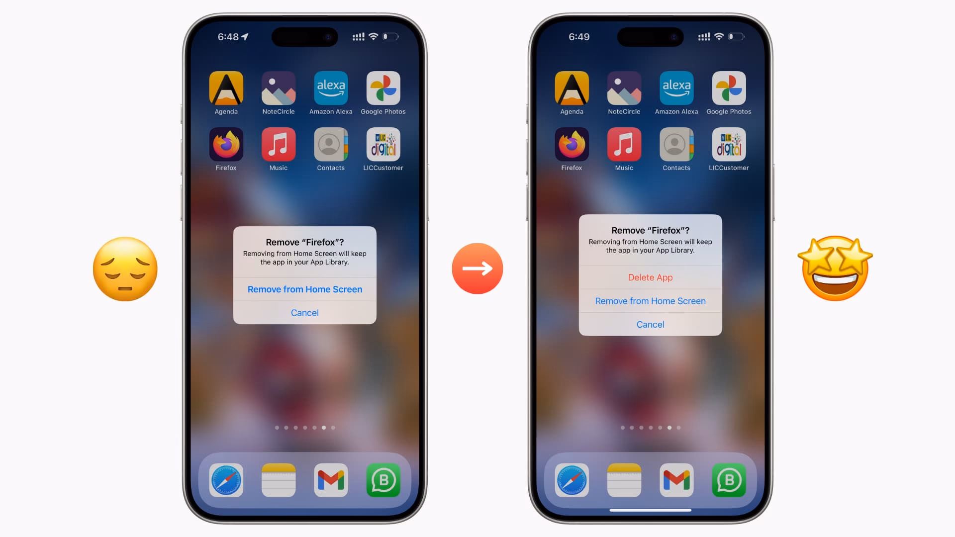 How to delete apps on iPhone XR?