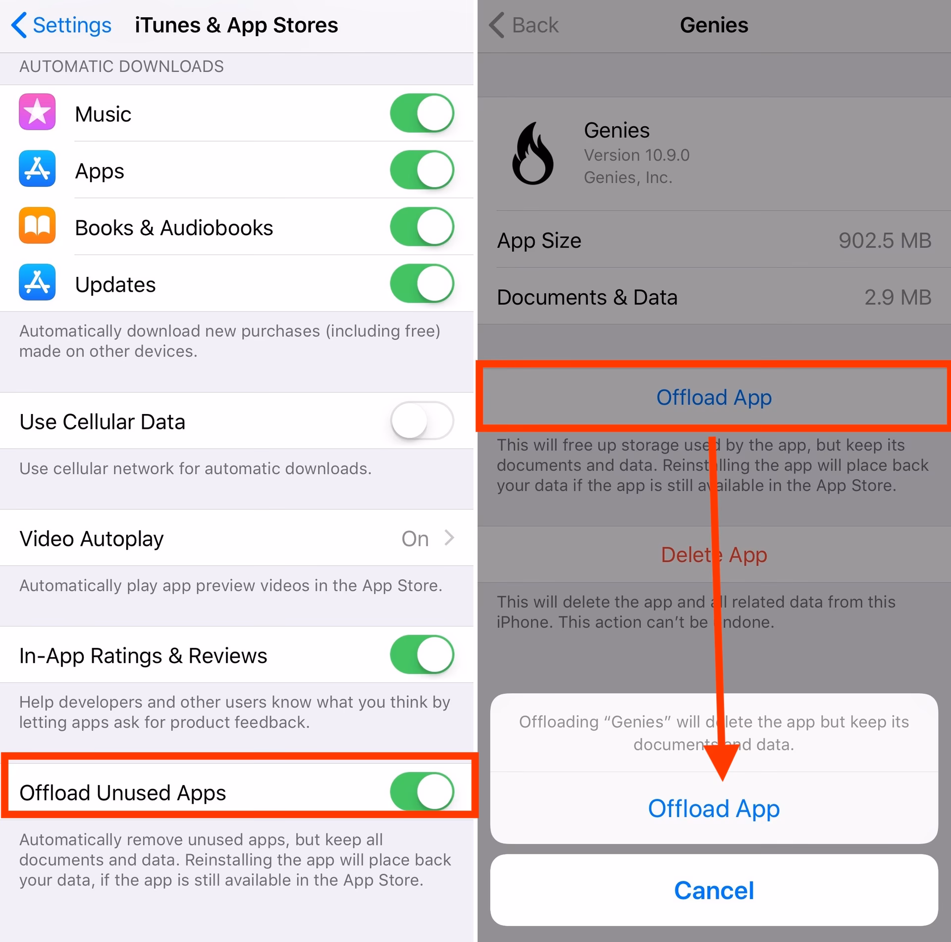 How to clear downloaded files on iPhone?